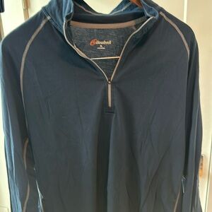 XL Blue Cloudveil 3/4 Zip Pullover